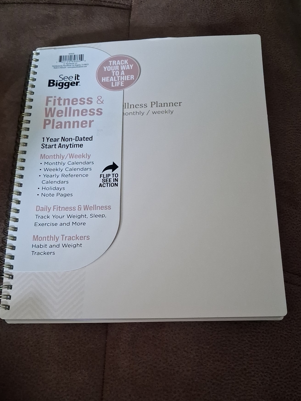 See It Bigger Fitness & Wellness Planner Undated